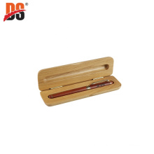 DS Hot Selling Maple Custom Natural Wood Box Gift Packaging Single Wooden Pen Box Wooden Box For Pen